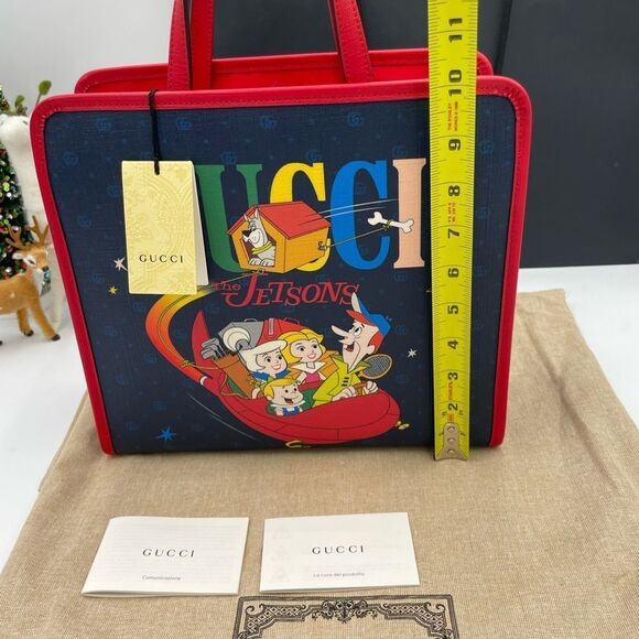 Women’s Gucci X, the Jetsons GG Supreme canvas tote made in Italy - Picture 6 of 10